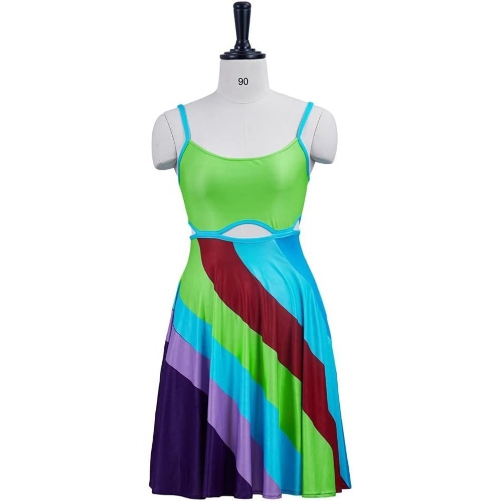 13 Going On 30 Jenna Rink Movie Costume Dress Medium Rainbow Y2K Size XL XXL - Picture 2 of 4